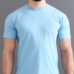 T-shirts en jersey solide pour hommes - Product Image 1