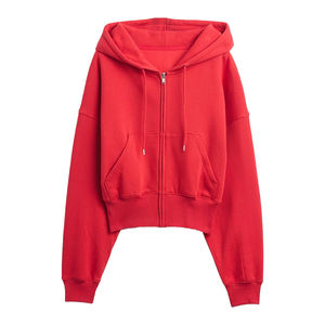 Sweat à capuche zippé vintage personnalisé en molleton 100 % coton, poids moyen, coupe classique, longueur classique, teint en fil, luxe OEM - Product Image 1