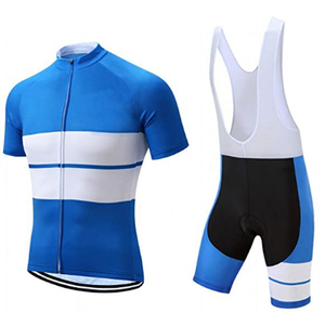 Ensemble de maillots de cyclisme pour hommes personnalisés de haute qualité vêtements de vélo à séchage rapide avec cuissard et coussin en gel 9D OEM ODM disponible - Product Image 1