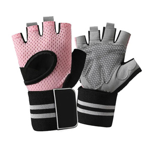 Guantes Deportivos de Medio Dedo para Ciclismo y Gimnasio, de Poliéster, de Calidad Superior para Hombre, Marca Mess Sports - Product Image 1