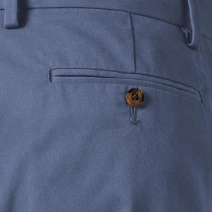 กางเกงชิโนผ้าแคนวาสน้ำหนักเบา คุณภาพสูง MOQ ต่ำ ผลิตตามสั่ง ระบายอากาศได้ดี ขายส่ง ทรงดินสอ ขาตรง เอวกลาง สไตล์ลำลอง - Product Image 4