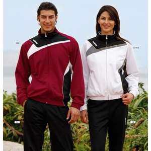 Chándales ajustados de sarga de algodón para hombre Conjuntos de ropa de abrigo larga con técnicas bordadas tejidas - Product Image 2