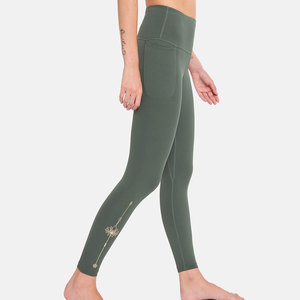 เลกกิ้งเอวยางยืดสำหรับผู้หญิงเลกกิ้งโยคะของผู้หญิงน้ำหนักเบา - Product Image 2