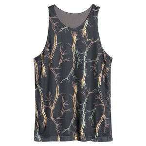 Débardeur en coton à sublimation pour homme avec logo personnalisé gilet d'entraînement sans manches vêtements de fitness vente en ligne service OEM à bas prix - Product Image 4