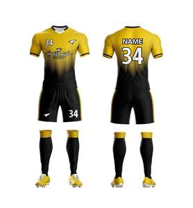 Mode séchage rapide Football uniforme respirant séchage rapide Football survêtement personnalisation complète Football Football maillot pour hommes - Product Image 4