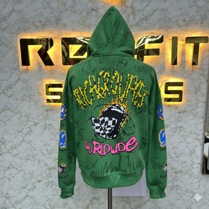 Top vente votre propre logo le plus demandé fermeture éclair à capuche bouffée imprimé fabriqué en usine pas cher prix sweats à capuche hommes sweats à capuche - Product Image 5