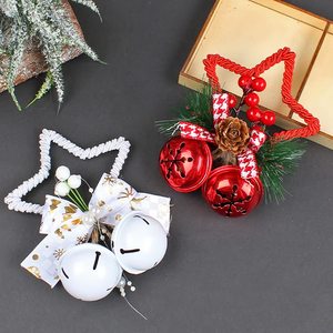 Adorno colgante de pared de árbol de campana de Navidad de Año Nuevo decoración en forma de vacaciones para el hogar y la Oficina - Product Image 3