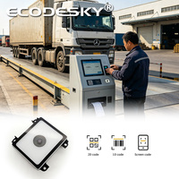 Lector de Códigos QR EMT8761B, Escáner de Montaje Fijo USB TTL 1D 2D OCR MRZ, Módulo de Escáner de Código de Barras Integrado