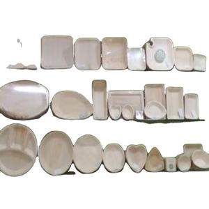 Vaisselle biodégradable jetable ensemble plats et assiettes pour l'emballage alimentaire pratique et à emporter écologique pour les fêtes - Product Image 1