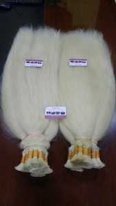 Extensions de cheveux de qualité supérieure, 100% vierges, Remy, longues, épaisses, lisses et soyeuses, cuticules intactes, parfaitement intégrées, sans nœuds, unisexes - Product Image 6