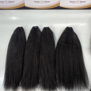 8 Inches 32 Inch High Quality Kinky Straight Natural Color Brazilian Cuticle Aligned Virgin Raw Human Hair Bundle Natural Wave - Product Image 6