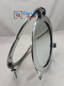 Aluminum Modern Nickel Plated <b>Mirror</b> <b>Porthole</b> Wall Decor Handmade Long Life for Home & Office Wall Hanging - Product Image 5