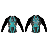Rashguard pour hommes de haute qualité, sur mesure, de qualité professionnelle, anti-UV, en polyester et élasthanne, impression de logo personnalisé, pour tous les sports