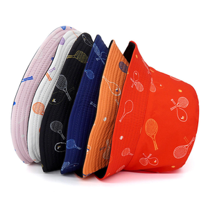 Chapeau seau d'été à large bord et à dessus plat pour l'extérieur, visière en coton velours, logo personnalisé, broderie conçue pour la pêche décontractée, vente en gros - Product Image 6