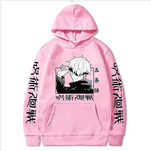 Sweat à capuche en coton avec logo anime en relief de haute qualité sweat-shirt à capuche surdimensionné personnalisé impression 3d sweat à capuche en relief pour hommes - Product Image 1