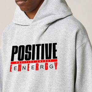 Sudadera con capucha de algodón 100% hecha a medida para hombre, cómoda, 500GSM, logotipo impreso DTF de gran tamaño para invierno - Product Image 4