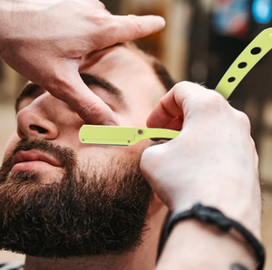 Rasoir traditionnel de couleur différente manuel salon de coiffure boutique couteau coupe rasage rasoir sourcil tête cheveux droits par ANAAIF - Product Image 2