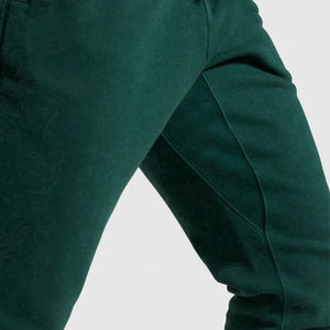 Pantalons de survêtement pour hommes avec tissu extensible respirant, doublure en molleton 100% coton, taille élastique pour une liberté de mouvement et un confort naturels - Product Image 5