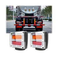 Kit de feux arrière magnétiques sans fil à LED pour remorques, camping-cars, bateaux, camions, portée radio 30 mètres