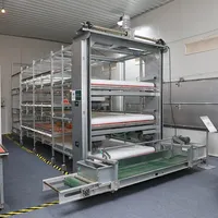 Nouveau système de cages à batterie multi-niveaux de type H en acier inoxydable et acier galvanisé pour l'élevage avicole intensif, facile à utiliser