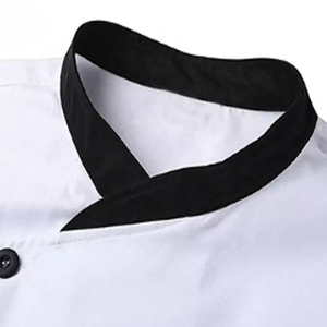 Uniforme unisexe de chef d'hôtel de cuisine à manches courtes, respirant et durable, uniforme de chef à séchage rapide à vendre - Product Image 5