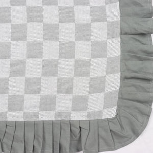 Ventas calientes Tamaños personalizados Patrón de rayas grises Mantel Tejido Producto textil para el hogar de la India Tamaños disponibles Hecho EN LA India - Product Image 2