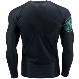 Diseña Tu Propia Camiseta de Compresión de Manga Corta para Entrenamiento, Personaliza la Parte Delantera y Trasera con Tu Texto, Rashguard para Entrenamiento, MMA, BJJ, No-Gi - Product Image 5
