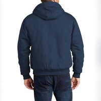 Vente en gros de vestes polaires à capuche de haute qualité pour hommes en plein air grande taille vestes polaires pour hommes en coton pour l'hiver