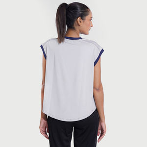 Etiqueta privada Entrenamiento Gimnasio Ropa activa Fitness Logotipo personalizado Falda Mujer Fitness Tallas grandes Mujeres Camiseta sin mangas - Product Image 4