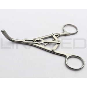 Likamed laborde เครื่องขยายหลอดลมพร้อมใบมีด3ใบด้วยมือคีมสามง่ามที่จับสแตนเลสเยอรมนี - Product Image 6