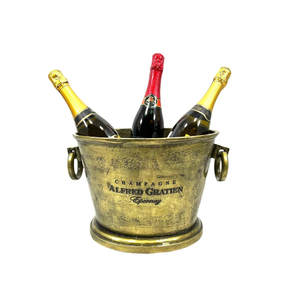 Fabricant de confiance, seau à glace en laiton pour collection de barware design, mettant en valeur l'artisanat soigné et la qualité supérieure - Product Image 1