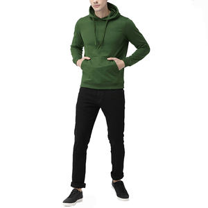 Imprimé personnalisé hommes hiver chaud épais polaire coton à capuche pull sweat à capuche pour Fitness entraînement brodé techniques - Product Image 2