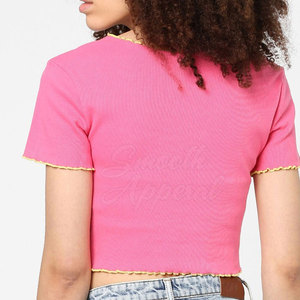 T-shirts courts tendance pour femmes, matière extensible confortable, idéale pour les activités de plein air et les tenues décontractées au quotidien - Product Image 3