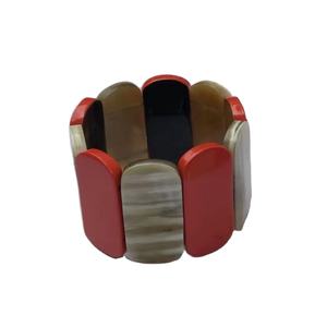 Pulsera de cuerno de búfalo Premium 100% pulsera de cuerno natural de la mejor calidad embalaje personalizado hecho a mano nuevo brazalete de joyería de moda - Product Image 1