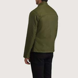 Veste matelassée légère en satin vert Elliot, style streetwear décontracté, à capuche, col montant, fermeture éclair, du XS au 5XL, pour le printemps et l'automne - Product Image 6