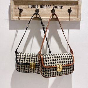 Nouvel arrivage Sac à bandoulière en cuir de qualité supérieure pour femmes Embrayage 2022 Sacs à main pied-de-poule - Product Image 2