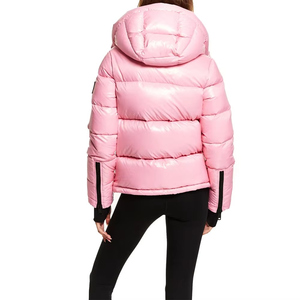 Chaquetas Acolchadas de Invierno de Manga Larga para Mujer, de Lona de Algodón Teñida, Ecológicas, con Logotipo Personalizado al por Mayor, Calidad Premium, 2026 - Product Image 2