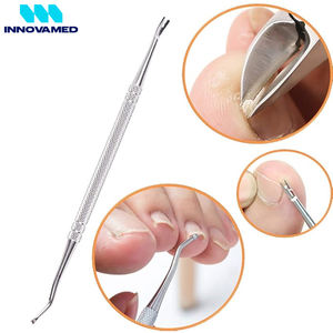 Outil de traitement des ongles incarnés en acier inoxydable de qualité chirurgicale, instruments manuels de podologie, ensemble de limes et curettes - Product Image 5