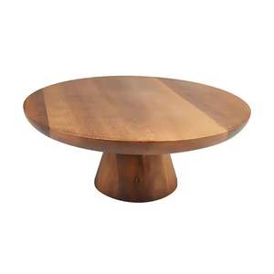 Soporte de pastel de madera de alta calidad, juego de soporte de pastel de cumpleaños de boda, bandeja para servir comida y postre de pastel para producto caliente - Product Image 2