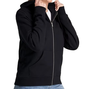 Sweat-shirt à capuche pour femme en molleton 100% coton de haute qualité, fermeture éclair intégrale, imprimé, décontracté, streetwear, hiver, pas cher - Product Image 3