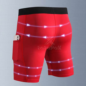 กางเกงรัดรูปสำหรับผู้ชาย - ชุดกีฬา ยืดหยุ่น แห้งเร็ว ระบายอากาศได้ดี ลายพิมพ์สำหรับนักกีฬา ฝึกซ้อม ออกกำลังกาย - Product Image 6