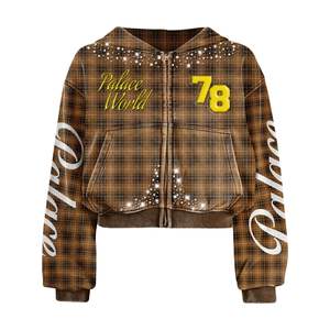 Sudaderas de Moda de Alta Calidad con Bordado y Pedrería, Todo a Medida Según la Demanda del Cliente - Product Image 6