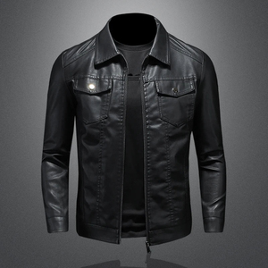 Vente en gros 2025 Veste en cuir de vachette de qualité supérieure pour homme, style vintage, délavée, véritable cuir de qualité supérieure, meilleure mode - Product Image 6