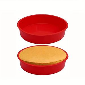 Moule rond en silicone pour gâteaux d'anniversaire, cuisson du pain, qualité alimentaire, résistant aux hautes températures, compatible four - Product Image 5
