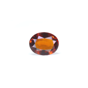 Hessonita (Gomed) de 6.35 Quilates, Gema Mineral Natural, Corte Oval Facetado, Color Naranja, Calibrada, Gema Suelta - Product Image 1