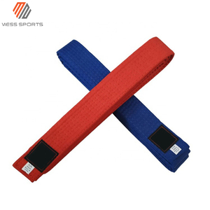 Ceinture de Taekwondo et de Karaté en Polyester et Coton Multicolore de Qualité Supérieure MESS SPORTS pour Unisexe - Product Image 2