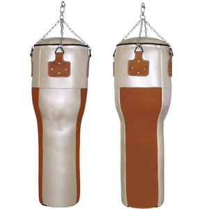 Sacs de frappe en PVC de haute qualité, résistants, en cuir, hauteur réglable, 100 lb, entraînement, logo personnalisé, Muay Thai, boxe, salle de sport - Product Image 1