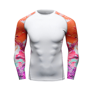 Long Sleeve Rash Guard Breathable Active Wear for <b>Surfing</b> Beach Sports Gym Fitness Running & Yoga Anti-UV UPF50 Swimwear - Product Image 5