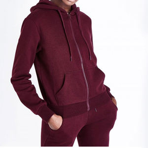 Ropa deportiva de alta calidad para mujer, Sudadera con capucha de bolsillo de canguro de algodón 100%, ajuste relajado, lavado ácido, manga larga, insignia de ropa informal - Product Image 5