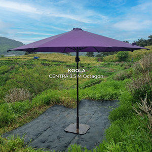 Sombrilla Comercial de Acero para Patio de 11.5 Pies |   Tela de Sombreado Resistente de 3.5M KOOLA CENTRA - Product Image 5